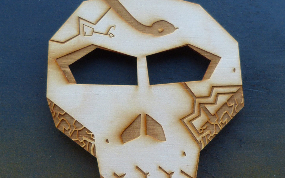 Laser Cut Skull